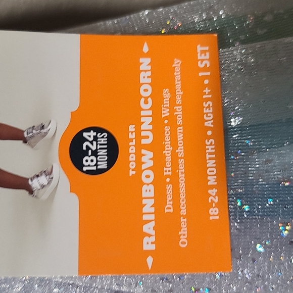 Toddler Rainbow unicorn costume. - Picture 3 of 4